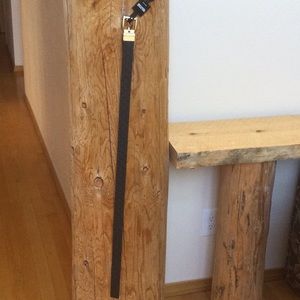 NWT Michael Kors Brown/Gold Reversible Synthetic Belt